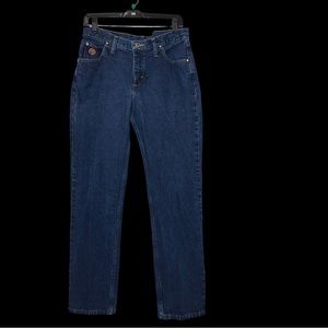 Twenty X Western Cowgirl low Rise Dark Blue Jeans 9/10X34